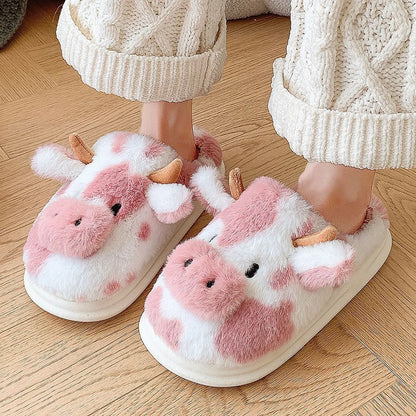 Handmade Cow Slippers